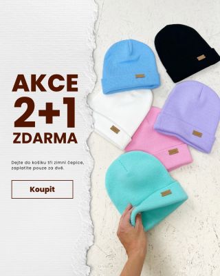 🎄❄️ Startujeme vánoční akci! ❄️🎄 Zahřejte sebe i své blízké s naší speciální nabídkou: Kupte 2 zimní čepice a 1 dostanete...